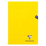 Cahier piqué Clairefontaine Mimesys - A4 21 x 29,7 cm - grands carreaux - 96 pages