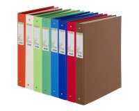 Classeur 4 anneaux cartonné Exacompta Forever A4 - Dos 4 cm couleurs assorties