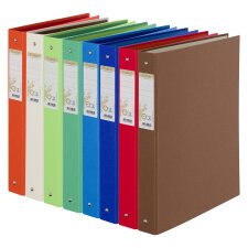 Binder Forever 4 rings back 35 mm 8 assorted colours