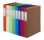 Classeur 4 anneaux carton recyclé Exacompta Forever A4 dos 3,5 cm couleurs assorties