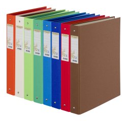 Binder Forever 4 rings back 35 mm 8 assorted colours