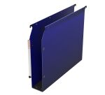 Dossier suspendu plastique volet d'agrafage L'Oblique AZ fond 8 cm pour armoire