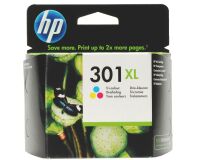 HP 301XL Cartucho original tricolor de alta capacidad (330 páginas)