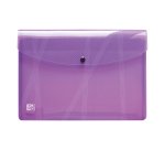 Pochettes de rangement à pression Oxford 24 x 33,5 cm couleur