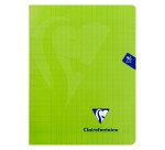 Cahier piqué Clairefontaine Mimesys - 17 x 22 cm - grands carreaux - 96 pages