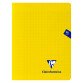 Cahier piqué Clairefontaine Mimesys - 17 x 22 cm - grands carreaux - 96 pages