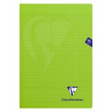 Cahier piqué Clairefontaine Mimesys - A4 21 x 29,7 cm - grands carreaux - 96 pages