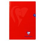 Cahier piqué Clairefontaine Mimesys - A4 21 x 29,7 cm - grands carreaux - 96 pages