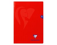 Cahier piqué Clairefontaine Mimesys - A4 21 x 29,7 cm - grands carreaux - 96 pages