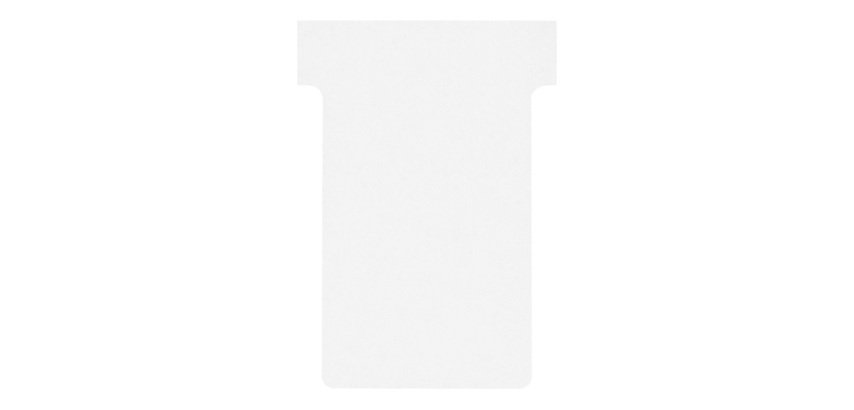 Fiches T indice 2 / 60 mm - Lot de 100
