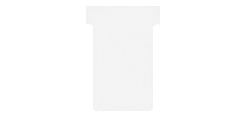 Fichas en "T" Indice 2 - Paquete de 100