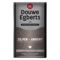 Packung 250 g Douwe Egberts gemahlener Kaffee 80% Arabica - 20% Moka (silber)