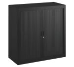 Armoire métal à rideaux démontable Classique H 100 x L 100 cm unicolore