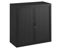 Armoire métal à rideaux démontable Classique H 100 x L 100 cm unicolore