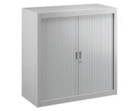 Armoire métal à rideaux démontable Classique H 100 x L 100 cm unicolore