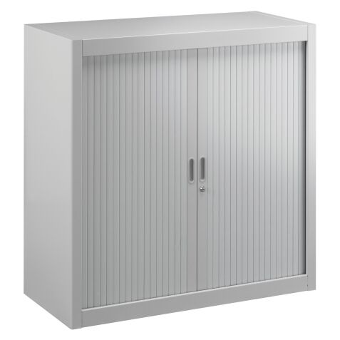 Armoire métal à rideaux démontable Classique H 100 x L 100 cm unicolore