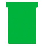 Fiches T indice 3 / 92 mm - vert - Lot de 100