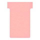 T-shaped guide cards standard 60 mm, pink, 100 pcs.