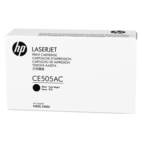 HP CE505AC tóner reservado para contratos de pago por uso negro 