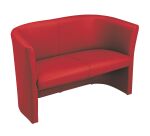 Zetel Premium 2 plaatsen vinyl rood