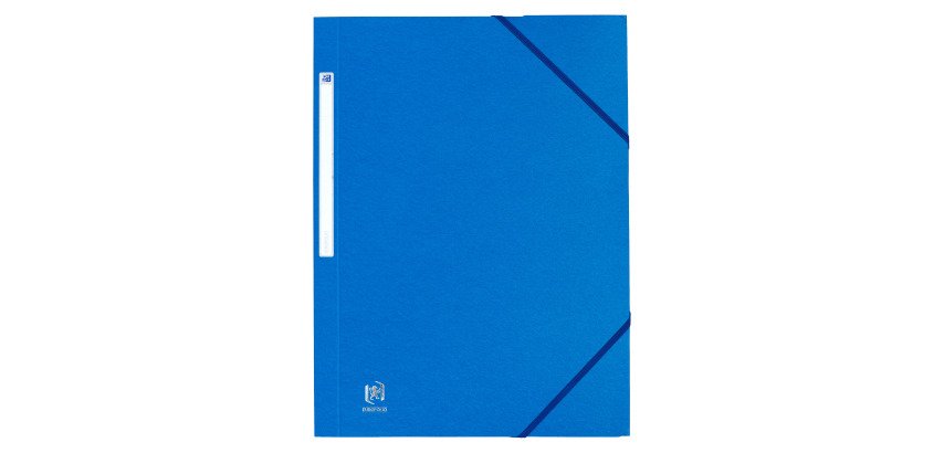 Chemise à élastique 3 rabats carte Eurofolio OXFORD 24,5 x 32 cm dos 2 cm couleur classique