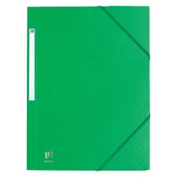 Chemise à élastique 3 rabats carte Eurofolio OXFORD 24,5 x 32 cm dos 2 cm couleur classique