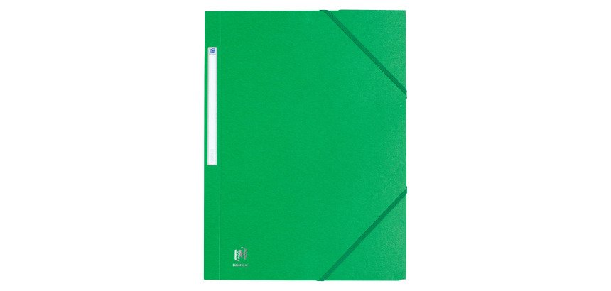 Chemise à élastique 3 rabats carte Eurofolio OXFORD 24,5 x 32 cm dos 2 cm couleur classique