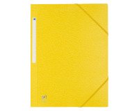 Eckspannmappe mit 3 Klappen 5/10e 450 g - Gelb