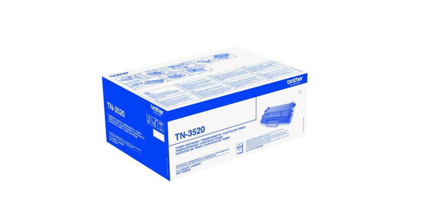 Toner Brother TN3520 haute capacité noir pour imprimante laser