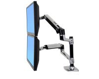 Bras support deux écrans Ergotron LX