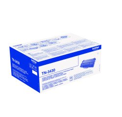Brother TN-3430BK tóner original negro capacidad estándar (3000 páginas)