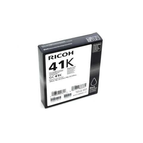 Cartucho Ricoh GC41 alta capacidad negro para impresora de tinta de gel