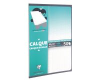 Bloc de 50 hojas de papel vegetal satinado Clairefontaine A3 90 - 95 g