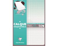 Bloc de 50 hojas de papel vegetal satinado Clairefontaine A4 90 - 95 g