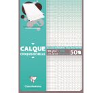 Bloc de 50 feuilles calques satin Clairefontaine A4 90-95g