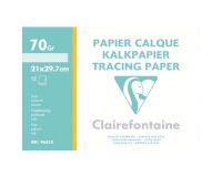 Hoesje met kalkpapier satijn Clairefontaine A4 70-75g 12 vellen