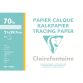 Sleeve of tracing paper satin Clairefontaine A4 70-75g 12 sheets