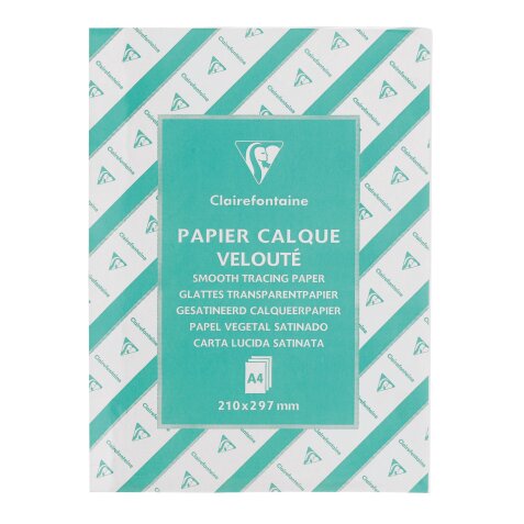 Riemen Kalkpapier Velin Clairefontaine A4 90-95g 500 Blatt