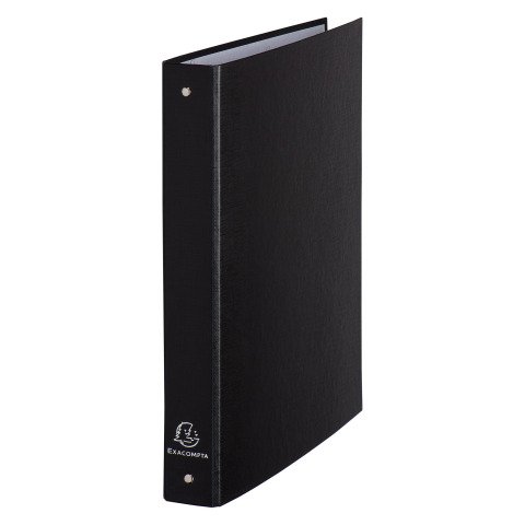 Carpeta Exacompta A4 de 4 Anillas de cartón forrado 30 mm Negro
