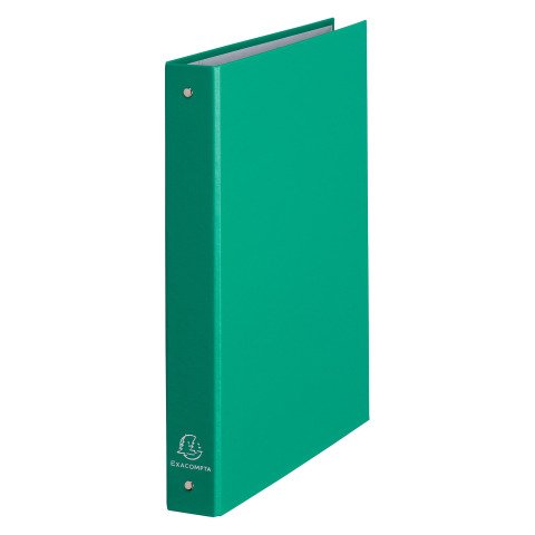 Carpeta Exacompta dA4 e 4 Anillas cartón forrado 30 mm Verde