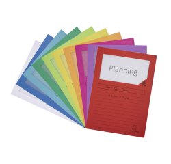Cartelline a ''L'' Exacompta 50100E A4 cartoncino assortiti 100 unità