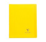 Cahier piqué Koverbook Clairefontaine - 17 x 22 cm - grands carreaux - 96 pages
