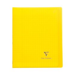 Cahier piqué Koverbook Clairefontaine - 17 x 22 cm - grands carreaux - 96 pages