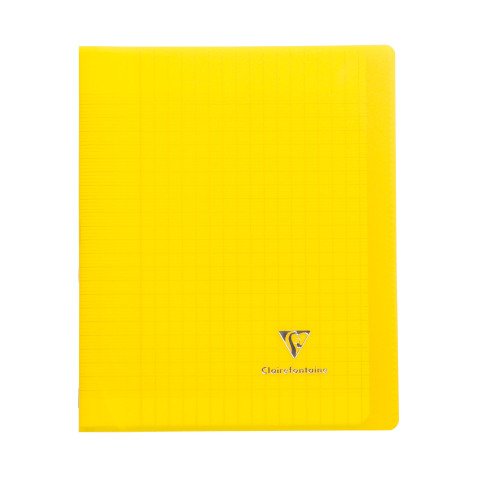 Cahier piqué Koverbook Clairefontaine - 17 x 22 cm - grands carreaux - 96 pages