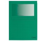 Chemises fenêtre Exacompta A4 dossier 120 g couleur - Boîte de 100