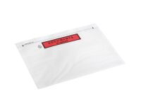 Pochette porte-document autoadhésive plastique 228 x 165 mm - Carton de 1000