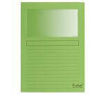 Chemises fenêtre Exacompta A4 dossier 120 g couleur - Boîte de 100