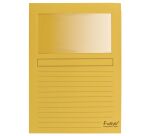 Chemises fenêtre Exacompta A4 dossier 120 g couleur - Boîte de 100