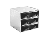 Módulo de clasificación de 6 cajones Mini Cep My Cube color negro