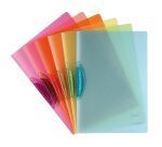 Dossier de presentación con clip de plástico Leitz color Clip 22 x 31 cm capacidad 30 hojas colores surtidos